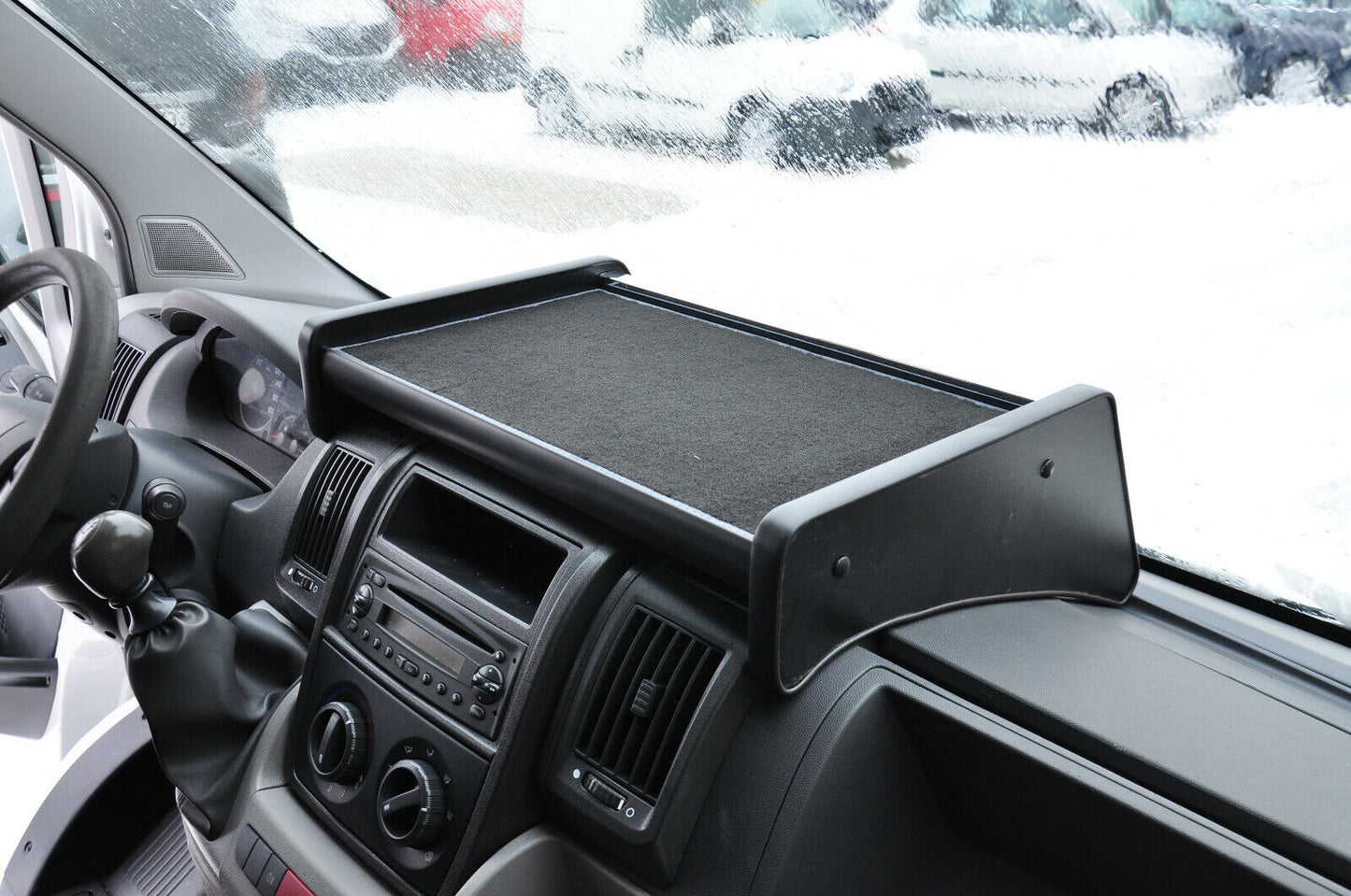 Perfect-Fit Dashboard Table for Jumper Boxer Ducato SINCE 2006 – Center Shelf Compatible
