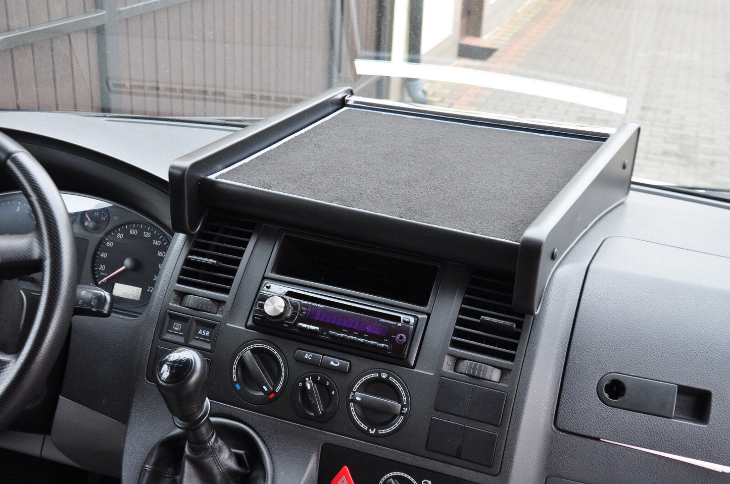 Perfekt-Fit Dashboard Tisch für VW T5 MUTIVAN CARAVEL VOLSKWAGEN Center Regal Kompatibel
