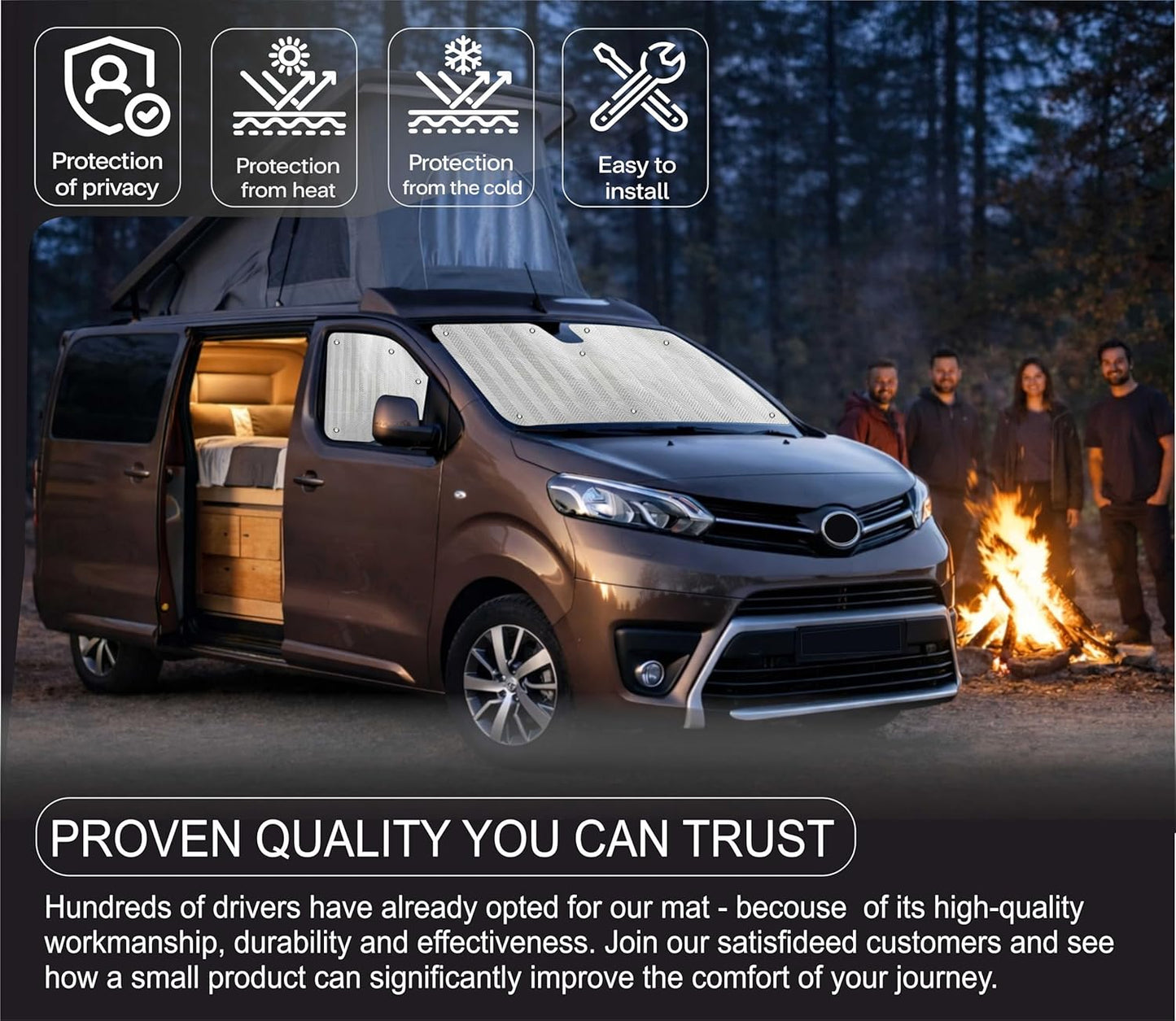 FOR  Toyota Proace Citroen Jumpy Citroen SpaceTourer 2016-2026