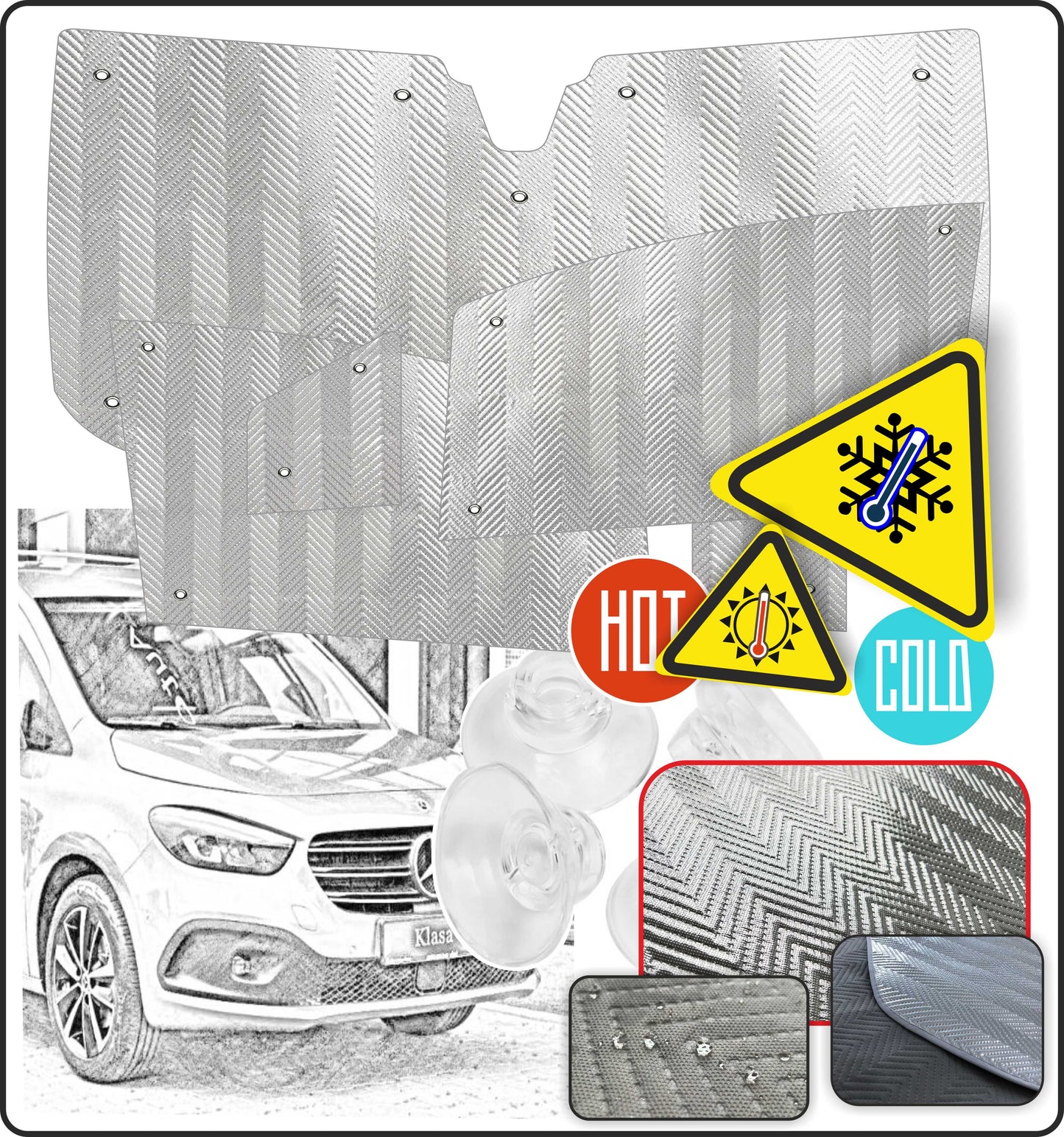 FOR MERCEDES BENZ CITAN AND TOURER T-CLASS